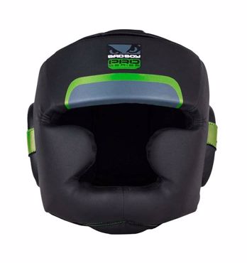 BAD BOY pro series 3 FULL FACE Κάσκα Πυγμαχίας-black/green